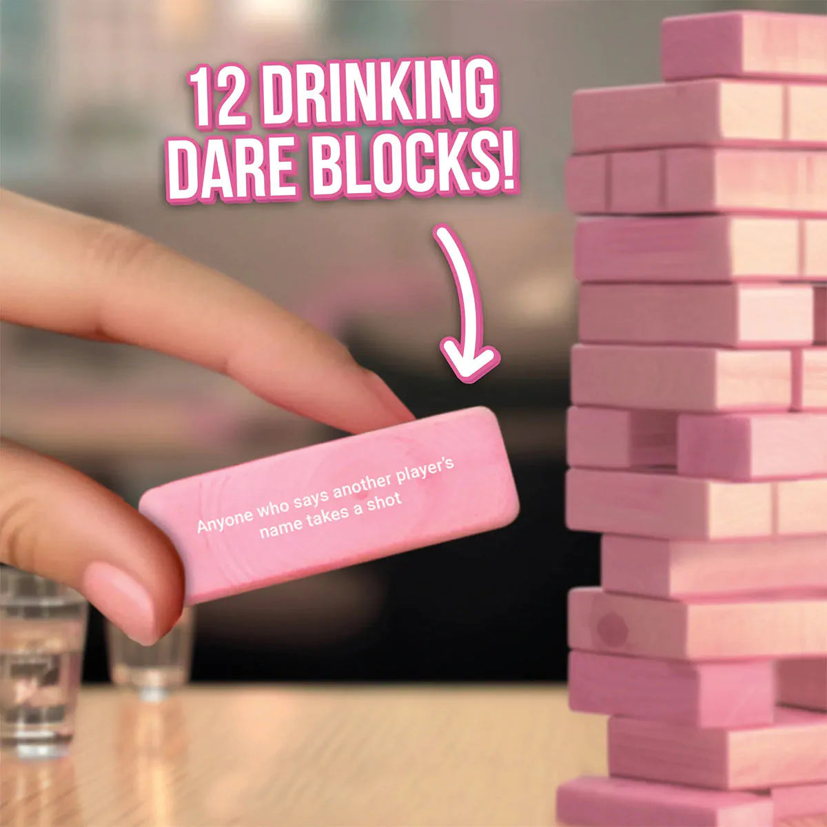 Tipple Topple Tower Party Game