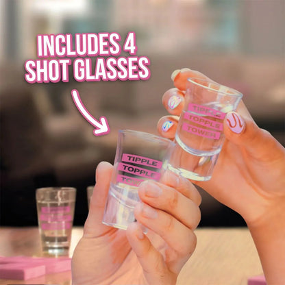 Tipple Topple Tower Party Game
