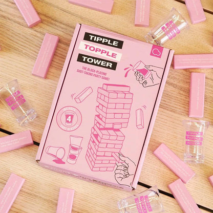 Tipple Topple Tower Party Game